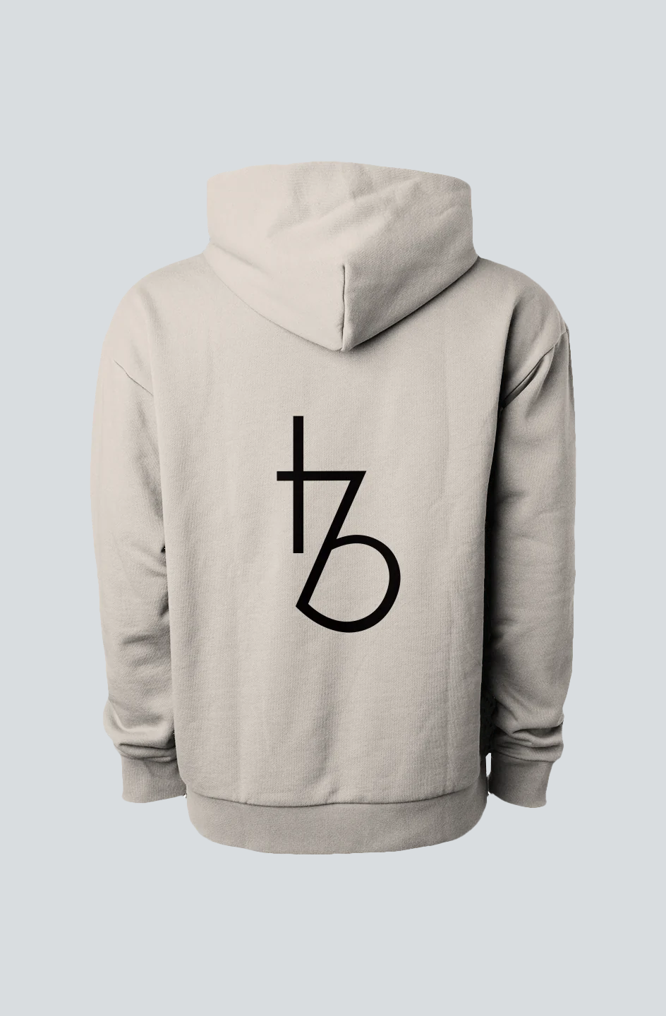 Ivory Pullover Hooded Sweatshirt