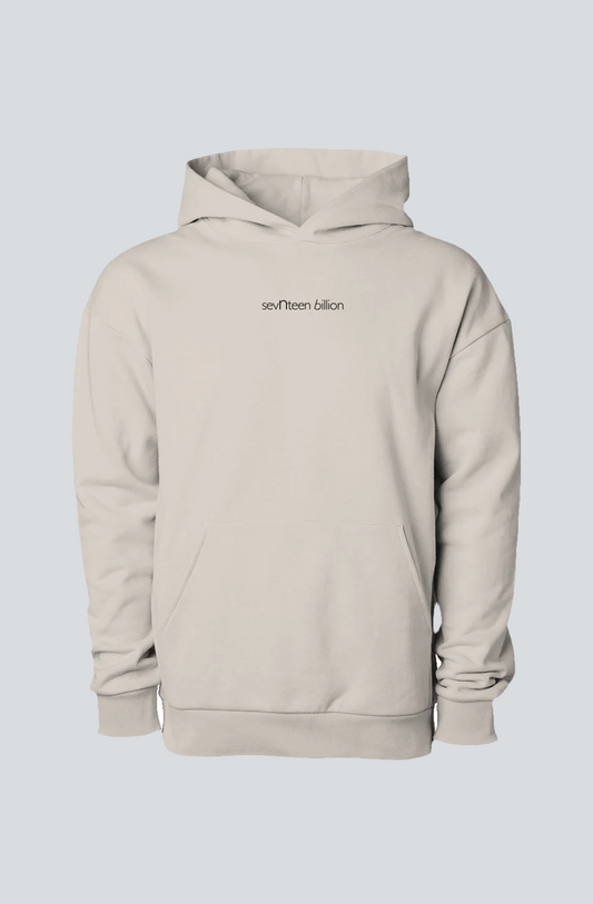 Ivory Pullover Hooded Sweatshirt