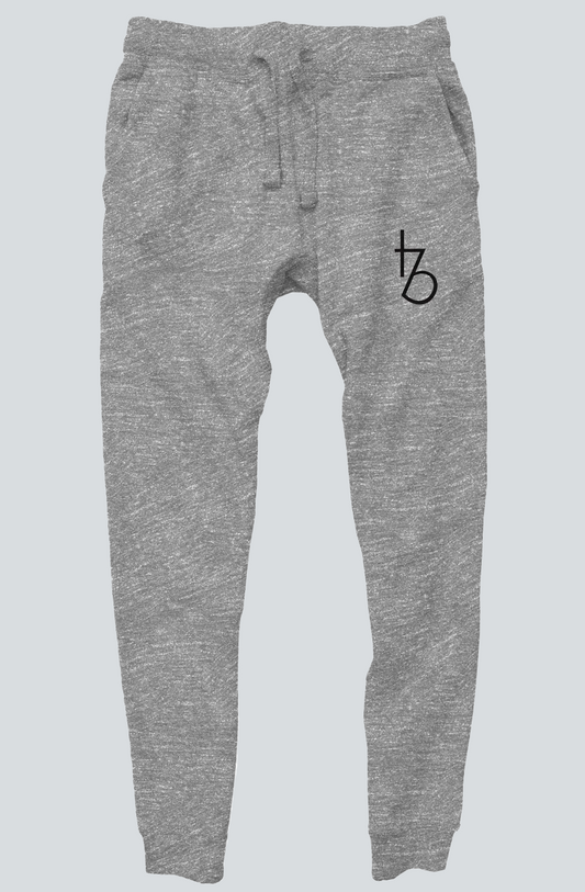 Black On Gray Joggers